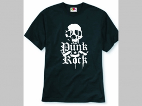 Punk Rock čierne pánske tričko materiál 100%bavlna